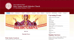 Desktop Screenshot of holytrinitywaterbury.org
